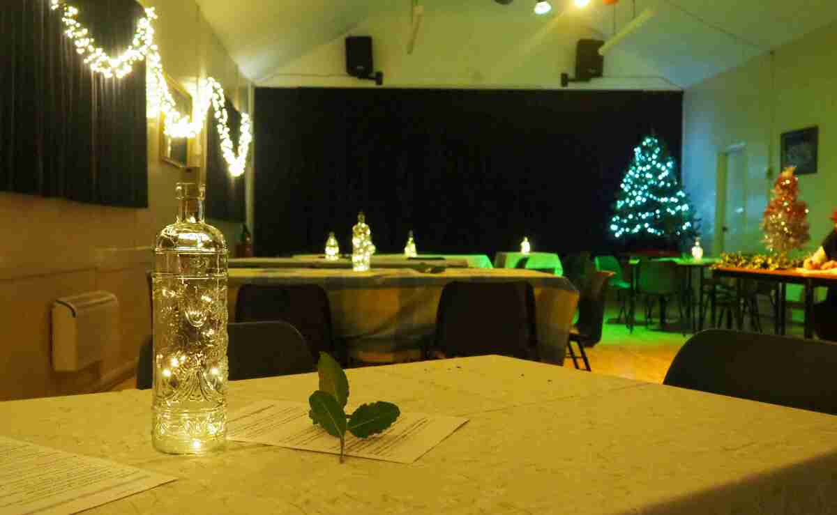 Main Hall Decorated for an event